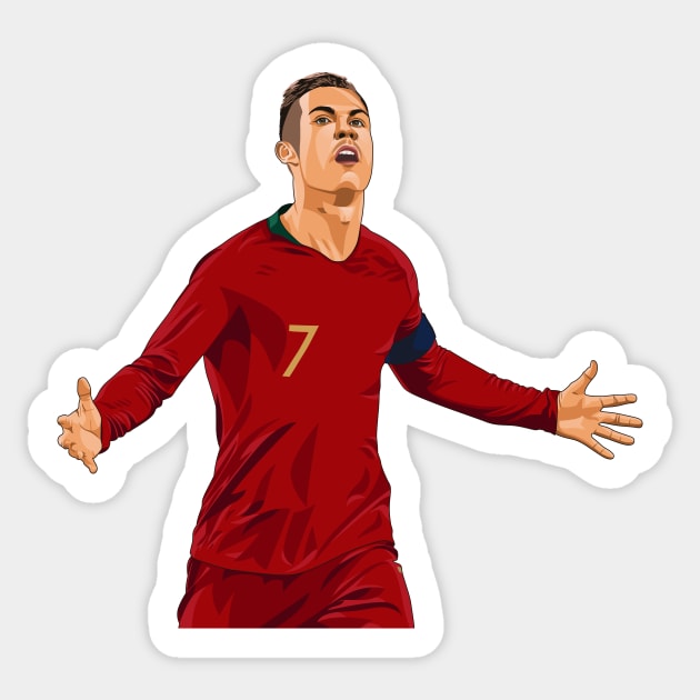 Cristiano Ronaldo Sticker by Ades_194